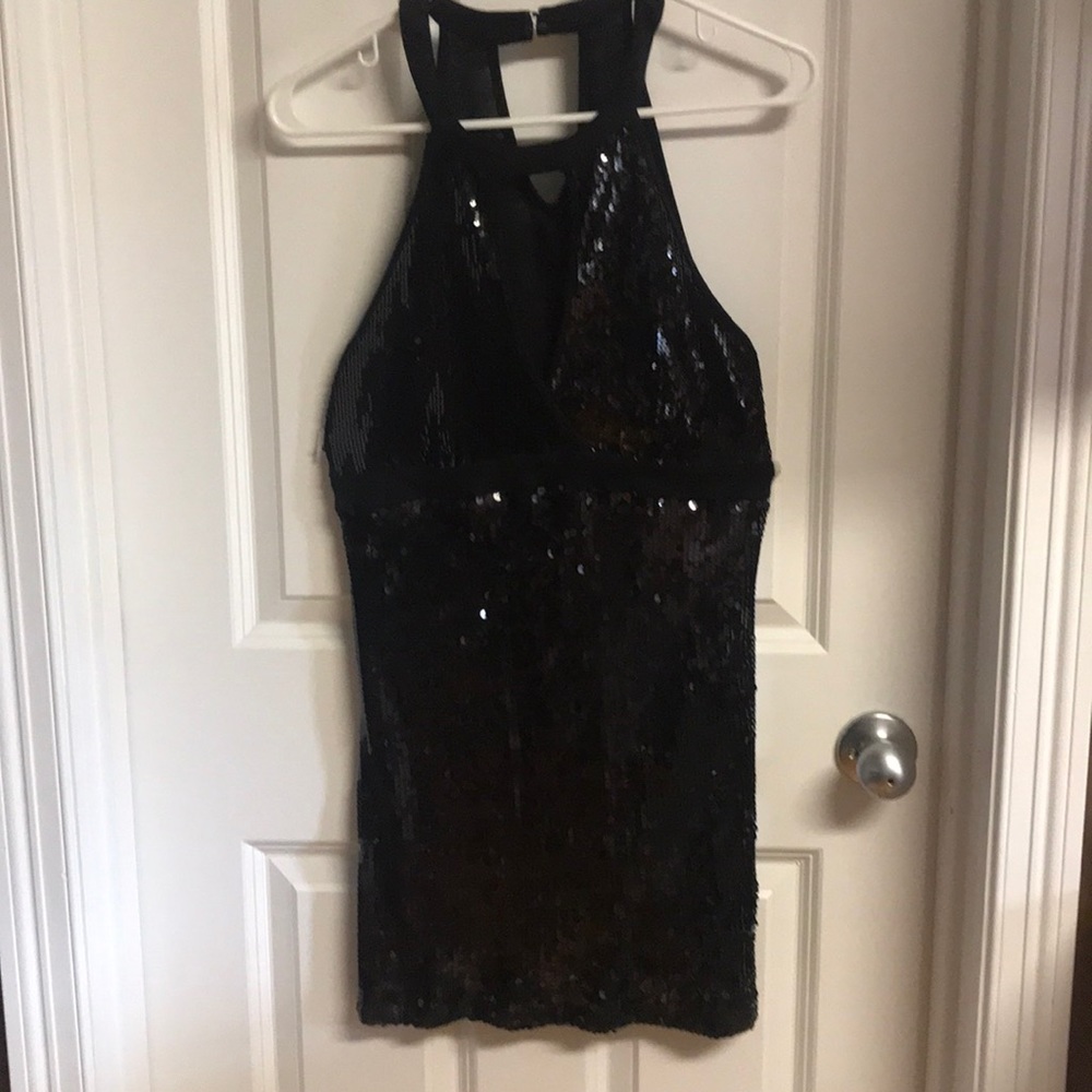 Sequin cocktail mini dress